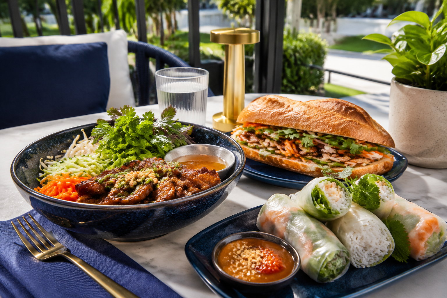 Vietnamese-inspired dishes